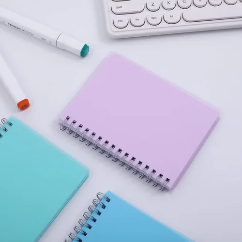 Miniatura 2 de Cuaderno de Espiral, Paquete de 3 Cuadernos Pequeños 4.3''x 5.7'', Mini Diario Rayado, 480 Páginas, Suministros Escolares Universitarios Cuaderno