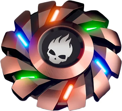 Miniatura 11 de Spinner de metal para niños y adultos, alta velocidad y silencio con luz brillante, spinner de dedos genial, anti-ansiedad y liberación de estrés
