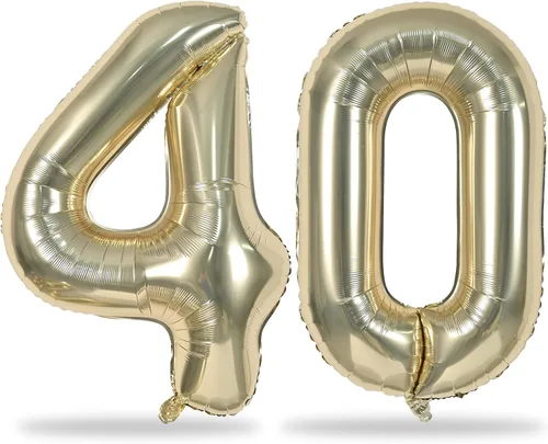 Miniatura 44 de Globos de oro rosa para cumpleaños número 16 para niñas, 40 pulgadas de gran tamaño, globos de lámina de mylar con el número 1 y 6, autoinflables