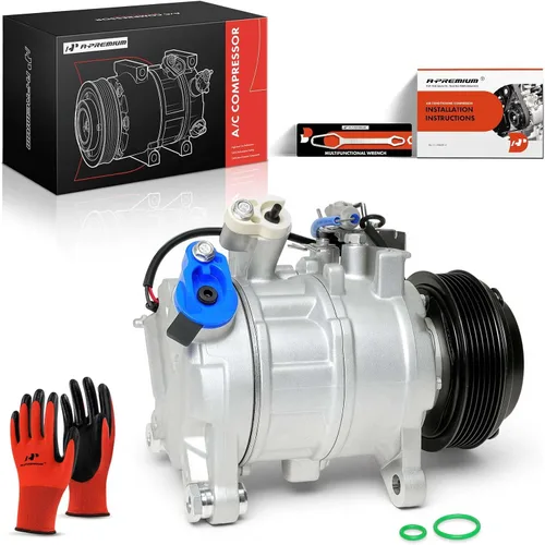 Miniatura 10 de A-Premium Compresor de aire acondicionado con embrague compatible con BMW X1 2012-2015, X4 2015, Z4 2012-2016, L4 2.0L