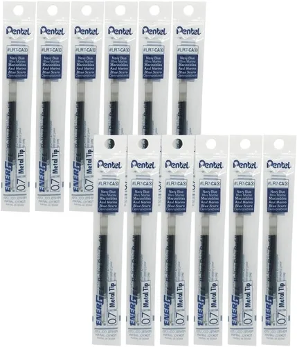 Miniatura 22 de Pentel - Tinta de repuesto para bolígrafo de gel líquido EnerGel Azul cielo