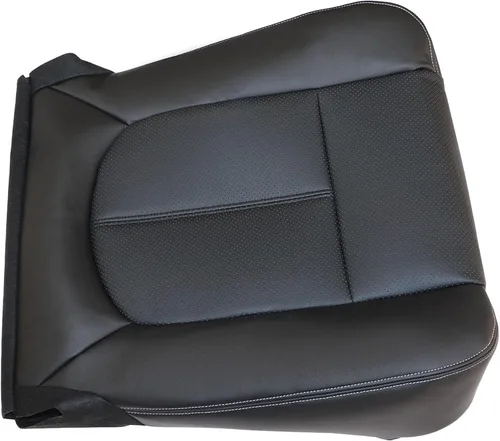 Miniatura 9 de GXARTS Funda de asiento de cuero de repuesto para parte inferior del lado del conductor, color negro #5B o 6B, compatible con Ford F250 F350 F450