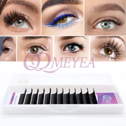 Miniatura 7 de Extensiones de pestañas individuales de 0.003 in, rizo D, volumen clásico, suministros de 0.315 in de longitud, extensiones de pestañas individuales