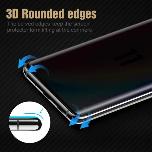 Miniatura 4 de Protector de pantalla de privacidad para Galaxy Note 8, antiespía, compatible con fundas, cobertura completa, antiarañazos, borde curvado 3D