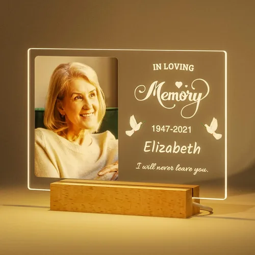 Miniatura 7 de Regalos conmemorativos personalizados, regalos de condolencias personalizados por la pérdida de mamá en memoria de un ser querido, marcos de fotos