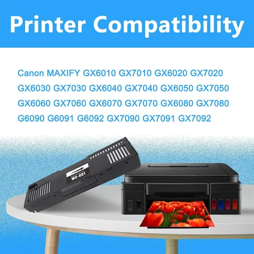 Miniatura 2 de Cartucho de mantenimiento MC-G01 de repuesto para Canon MAXIFY GX6010 GX7010 GX6020 GX7020 GX6030 GX7030 GX6040 GX7040 GX6050 GX7050 GX6060 GXX6060