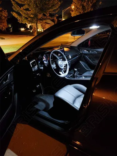 Miniatura 4 de Kit de luces LED interiores blancas para Mazda 3 Hatchback 2014 2015 2016 2017 2018 Paquete de bombillas LED interiores súper brillantes de 6000K +