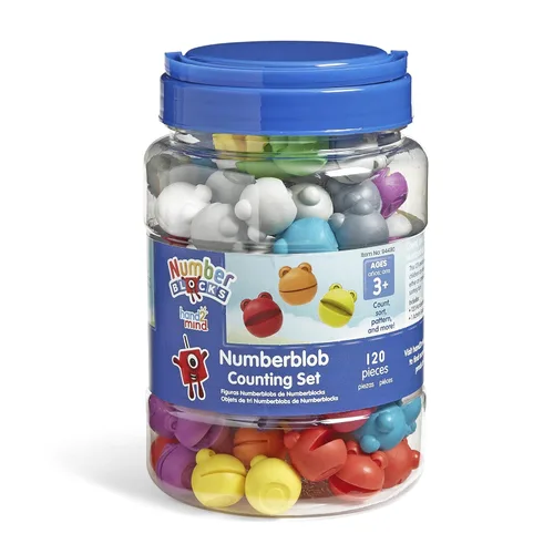 Miniatura 6 de hand2mind Numberblocks Numberblob - Juego de contador de matemáticas, manipuladores educativos de matemáticas, números para niños pequeños, juguetes
