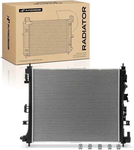 Miniatura 10 de A-Premium Conjunto de radiador de refrigerante del motor compatible con Chevrolet Equinox 2018-2022 y GMC Terrain 2018-2022, 1.5L 2.0L, repuesto #