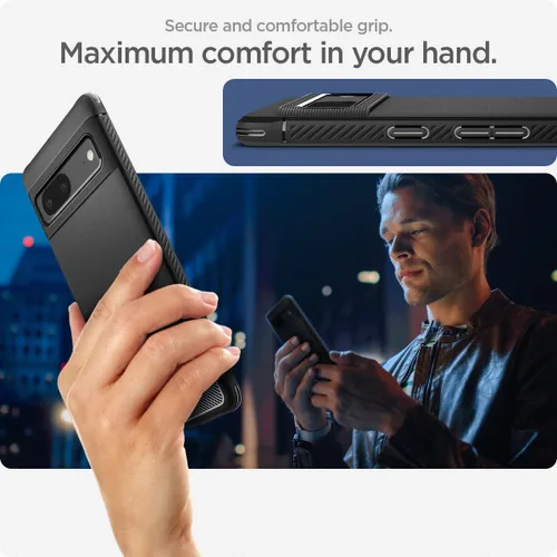 Miniatura 5 de Spigen Rugged Armor - Funda compatible con Google Pixel 7, color negro mate