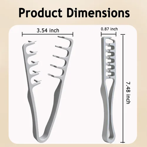 Miniatura 7 de 2 peines de textura para hombre, peine de pelo de dientes anchos voluminosos para hombre, textura esponjosa, herramienta de volumen de raíces
