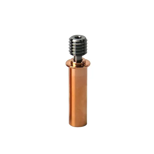 Miniatura 9 de Ender 3 - Boquilla bimetálica de titanio y cobre para garganta, corte de calor bimetálico, todo de metal suave de 0.069 pulgadas para impresora 3D