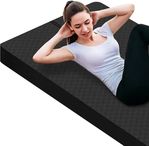 Miniatura 11 de nuveti Tapete Grande para Ejercicios - Tapete de Yoga de 15mm/20mm/30mm de Grosor Tapete de Ejercicios para Fitness, Yoga, Pilates, Estiramientos