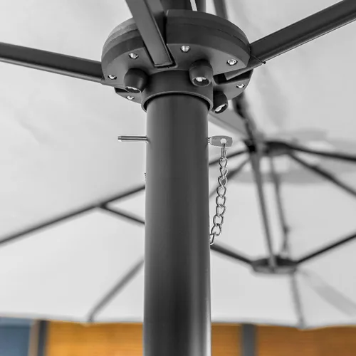 Miniatura 4 de Harrier Parasoles de doble cara de 15 pies – Toldo para patio trasero con cubierta de parasol opcional y pesas base de sombrilla Parasol blanco