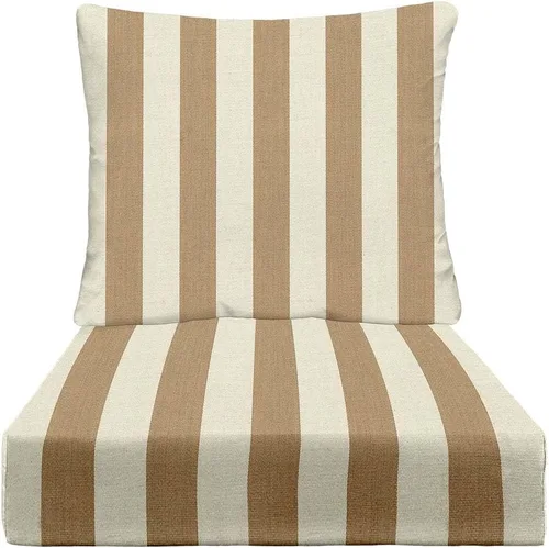 Miniatura 16 de RSH DECOR: Sunbrella - Cojín de asiento profundo con respaldo de almohada, asiento de 23 x 24 x 5 pulgadas, tela de rendimiento resistente al agua