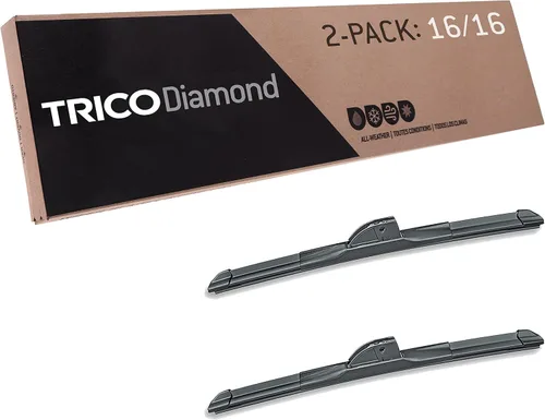 Miniatura 77 de TRICO Gold 21" + 19" Juego de 2 limpiaparabrisas de repuesto automotriz de primera calidad, limpiaparabrisas de haz para lado del pasajero