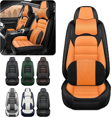 Miniatura 2 de Fundas de asiento de automóvil de lujo para Land Rover Discovery Sport 2015-2025, impermeables, suaves, transpirables, de piel sintética