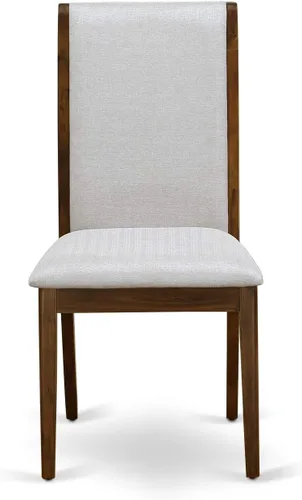 Miniatura 8 de East West Furniture DLLA3-ABK-47 - Juego de mesa de comedor de 3 piezas que contiene una mesa de cocina redonda con gotas y 2 sillas de comedor