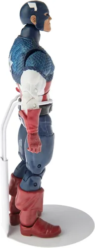 Miniatura 2 de Plymor DSP-30W - Soporte de figura de acción ajustable blanco, se adapta a figuras de acción de 6 y 6.5 pulgadas, la cintura es de 1.25 a 1.5