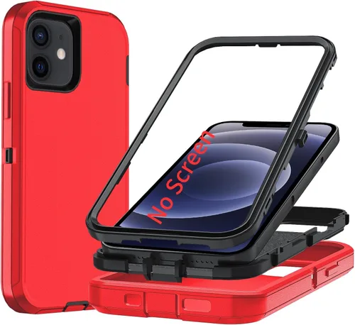 Miniatura 62 de Funda para iPhone X/i Phone Xs, 3 capas duradera funda de teléfono resistente protección para teléfono, a prueba de golpes a prueba de caídas a Negro