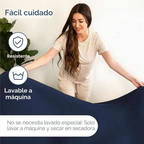 Miniatura 7 de Juego de sábanas de 4 piezas tamaño completo - Cómodas, transpirables y refrescantes - Juego de sábanas de lujo hotelero para mujeres, hombres, 18