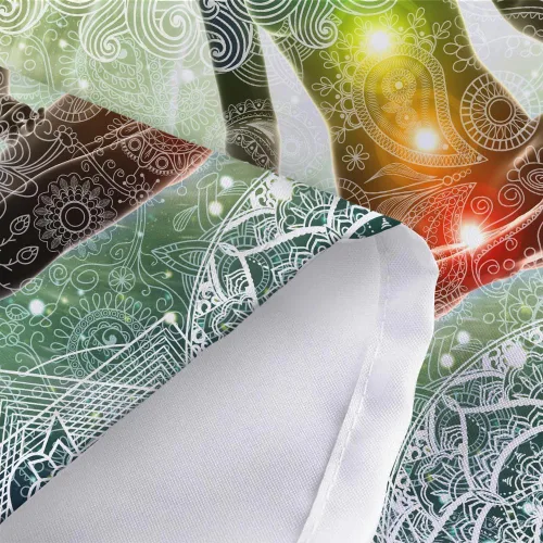 Miniatura 7 de DYNH Tapiz de Chakra, Tapiz de Yoga Meditación de Siete Chakras Zen Decorativo para Colgar en la Pared para Dormitorio, Tapices Espirituales Hippie