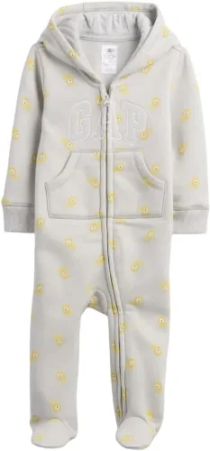 Miniatura 11 de GAP Traje de una pieza unisex para bebé con cremallera bidireccional y pies