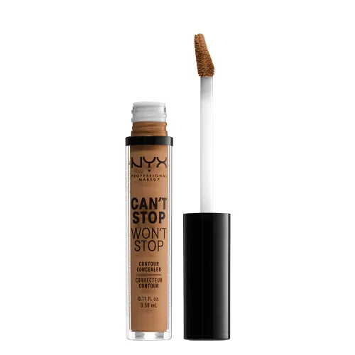 Miniatura 20 de NYX PROFESSIONAL MAKEUP Can't Stop Won't Stop - Corrector de contorno, 24 horas de cobertura total y acabado mate - Vainilla 06 VAINILLA