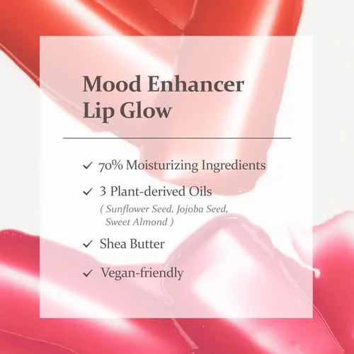 Miniatura 4 de hince Brillo labial para mejorar el estado de ánimo, bálsamo labial teñido natural para un rubor saludable de color, deslizamiento sin esfuerzo