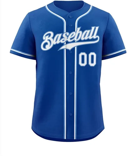 Miniatura 16 de Camisetas de béisbol personalizadas para hombres, mujeres, niños, camisetas con botones, personalizadas, número de nombre impreso o cosido