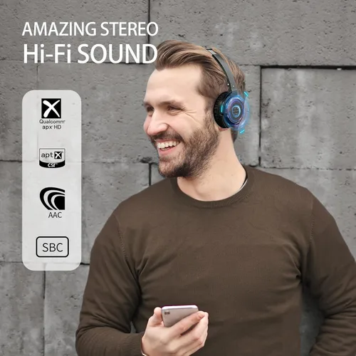Miniatura 2 de SoundMAGIC P23BT Auriculares Bluetooth portátiles en la oreja CVC Micrófono con cancelación de ruido HiFi Conexión de señal inalámbrica estable