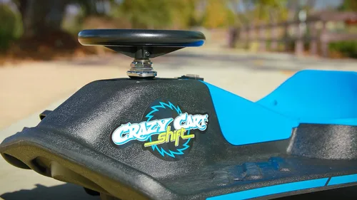 Miniatura 19 de Razor Crazy Cart Shift - Go Kart eléctrico para niños de 6 años en adelante - Sistema de deriva de 12 V, interruptor de velocidad alta/baja, deriva