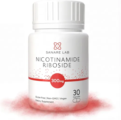 Suplemento NAD+ con ribósido de nicotinamida (NR) 300 mg | Energía celular y apoyo al metabolismo | 30 cápsulas
