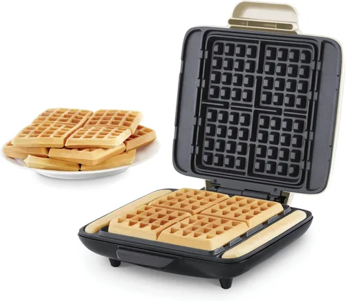 Miniatura 13 de DASH Miniwaflera sin goteo: Plancha para hacer wafles de 1200 W + máquina waflera para hacer wafles, papas hash brown, o cualquier desayuno