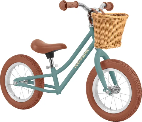 Retrospec Baby Beaumont - Bicicleta de equilibrio para niños pequeños sin pedales, con neumáticos con amortiguación llenos de aire para niños y