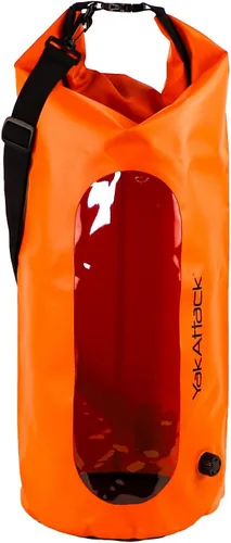 Miniatura 12 de YakAttack Bolsa de secado enrollable de 5L con válvula de aire, carbono negro, bolsa seca marina impermeable para kayak, canotaje y paddleboarding