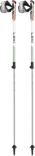 LEKI Spin Shark SL - Bastones de senderismo ligeros y ajustables de aluminio para senderismo y caminata nórdica