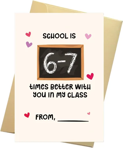 Miniatura 10 de 67 tarjetas divertidas de seis siete memes para novia, esposa, tarjeta del día de San Valentín para novio y esposo, 67 regalos para ella, regalo