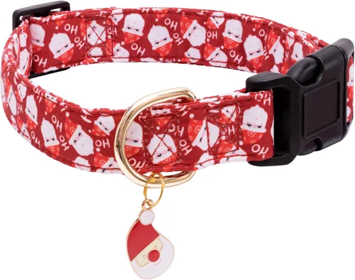 Miniatura 23 de Faygarsle Collar de Algodón para Perro Lindos Collares para Perros Pequeños Medianos Grandes Opciones de Colores Florales Púrpura Amarillo Collares