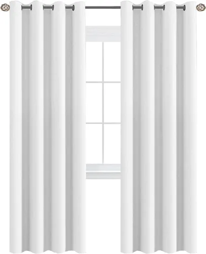 Miniatura 13 de H.VERSAILTEX - Cortinas blackout con aislamiento térmico y ojales en la parte superior, para patios, puertas correderas y división de habitaciones