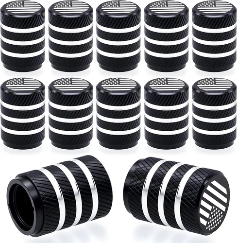 Miniatura 17 de 4 piezas de tapas de válvula de rueda con forma de punta, válvula de rueda de aleación de aluminio con punta, universal para automóviles, SUV