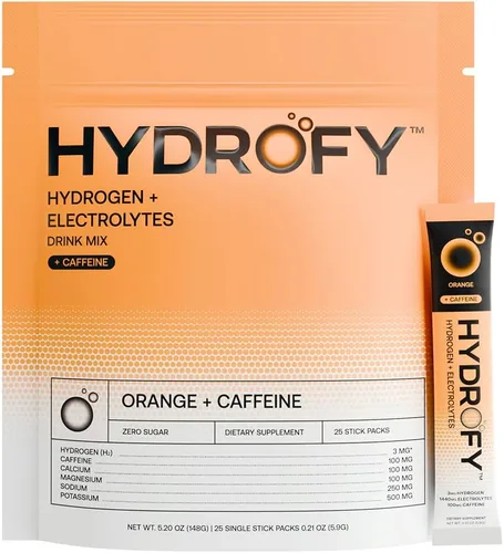 Miniatura 12 de Hydrofy Mezcla de bebida de agua de hidrógeno + electrolitos, paquete variado, paquetes de hidratación H2 con hidrógeno molecular, sodio, potasio