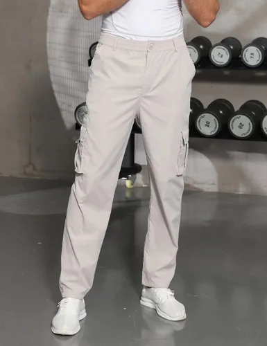 Miniatura 5 de Pantalones de carga para hombre, ligeros, tácticos, para senderismo, ajuste clásico, múltiples bolsillos