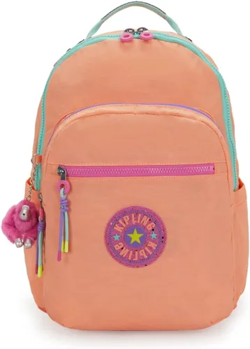 Miniatura 137 de Kipling Mochila para portátil Seoul de 15 pulgadas para mujer, duradera, espaciosa, con correas acolchadas para el hombro, funda protectora