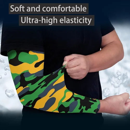Miniatura 85 de CLOHOMIN Mangas para brazos, protección solar, mangas de compresión, cubierta de tatuaje para mujeres y hombres, manga deportiva atlética refrescante
