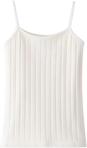 Miniatura 2 de Camiseta sin mangas con tirantes delgados térmicos para mujer, con forro polar