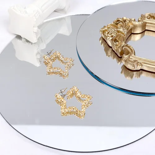 Miniatura 6 de Juego de 4 accesorios geométricos de espejo para fotos, tablero de reflejo de espejo acrílico, accesorios de fondo de fotografía para productos