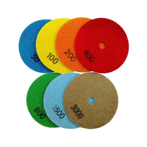 Miniatura 8 de SHDIATOOL Almohadillas de pulido de diamante seco de 4 pulgadas, grano 50, almohadillas de lijado de diamante, almohadillas de pulido para granito