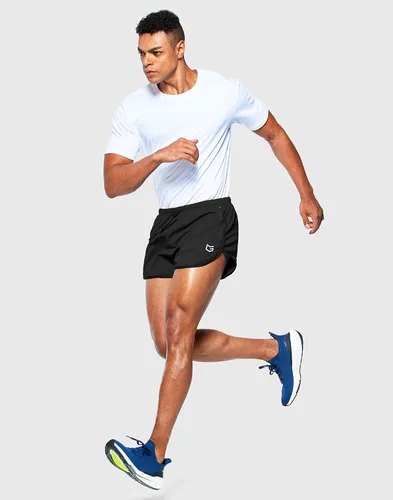 Miniatura 5 de G Gradual Pantalones cortos de correr para hombre de 3 pulgadas de secado rápido para gimnasio, pantalones cortos deportivos con bolsillos