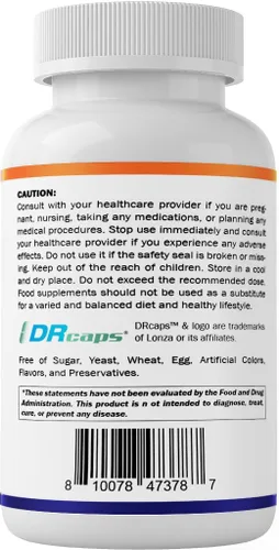 Miniatura 9 de Vitamatic Lactobacillus Gasseri - 12 mil millones por cápsula DR - 60 unidades - Soporte digestivo - Fabricado con fibra prebiótica de inulina